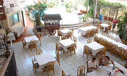 Restaurant of Maria de la Luz Hotel